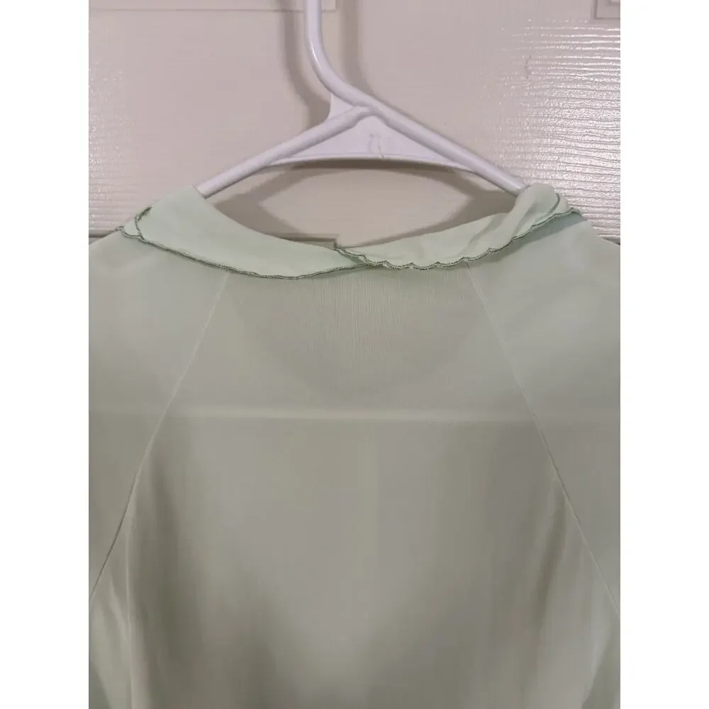 Vintage 1950s Gaymode Penney’s Mint Green Nightgown Robe L